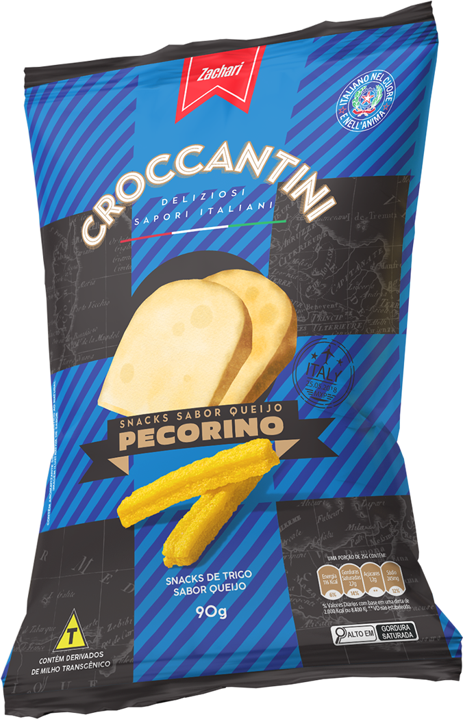 sabor queijo Pecorino Croccantini